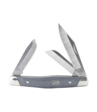 Buck Knives Stockman Folding Knife 3in Grey/Nickel Silver