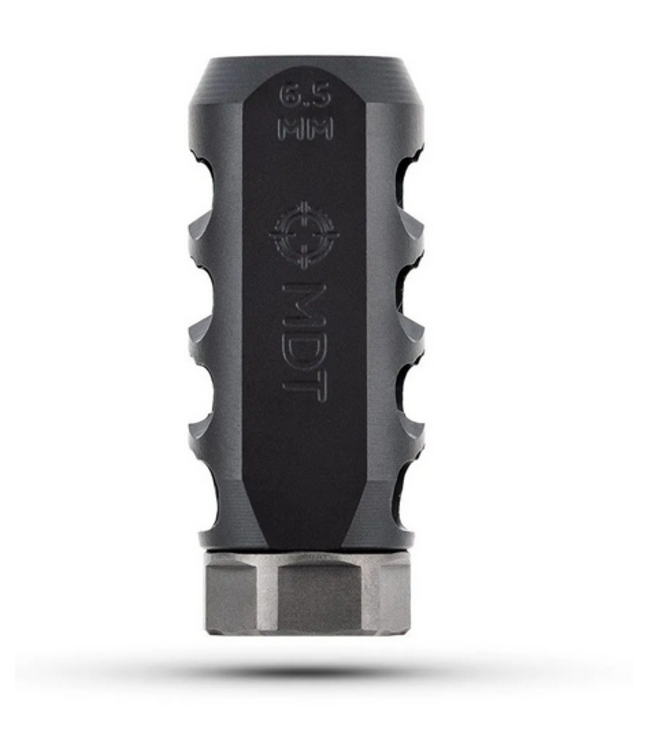 Comp Muzzle Brake 4 Port 338"  5/8"-24  Black/Green