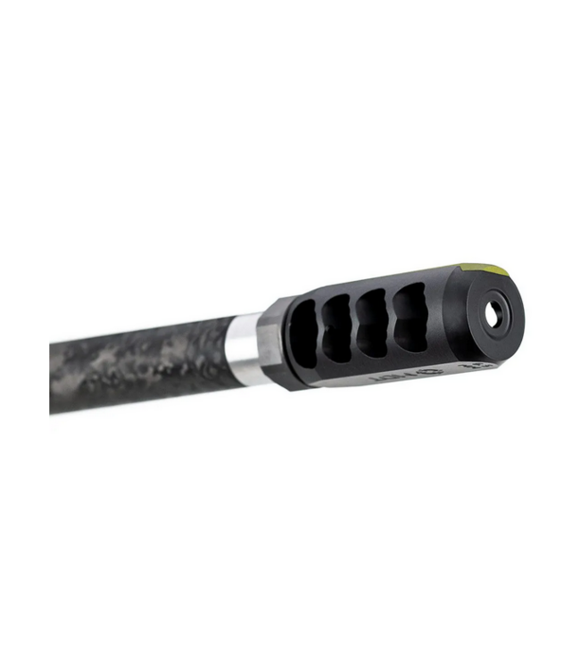 Comp Muzzle Brake 4 Port 338"  5/8"-24  Black/Green