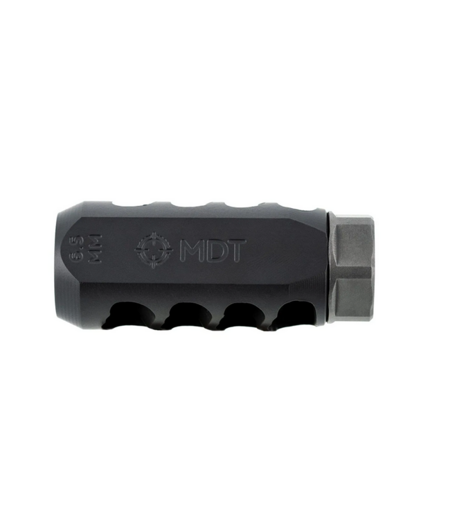 Comp Muzzle Brake 4 Port 338"  5/8"-24  Black/Green