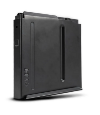 LA 300WM  3.85 CIP 5rd Blk Metal Magazine