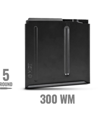 Metal AICS Magazine - 300 WM, 5-Rounds 3.715"