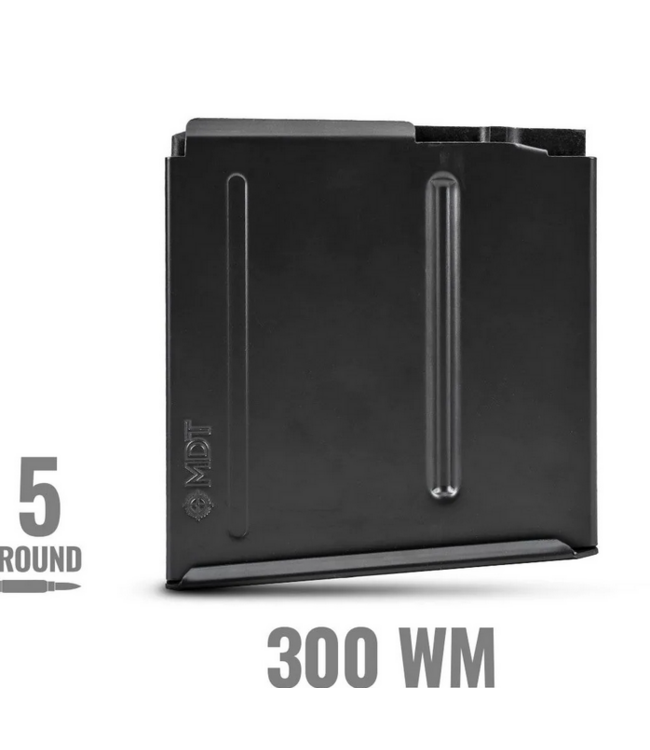 Metal AICS Magazine - 300 WM, 5-Rounds 3.715"