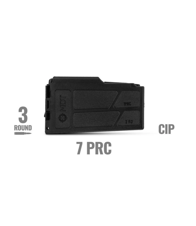 Magazine Polymer LA 3.850 7PRC 3 Round Black