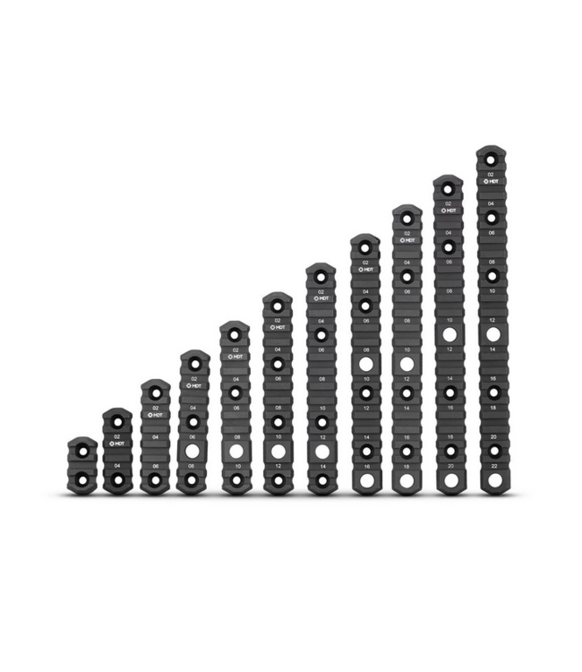 Rails-M-LOK Picatinny Rail-2.5"(5 Slots)-Black