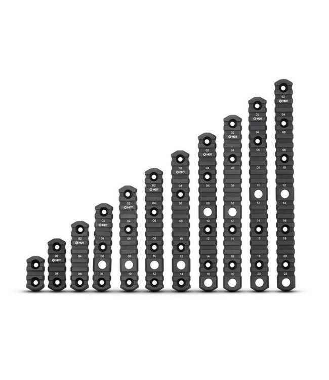 M-Lok Picatinny Rail 6.5" (14 slots) Black