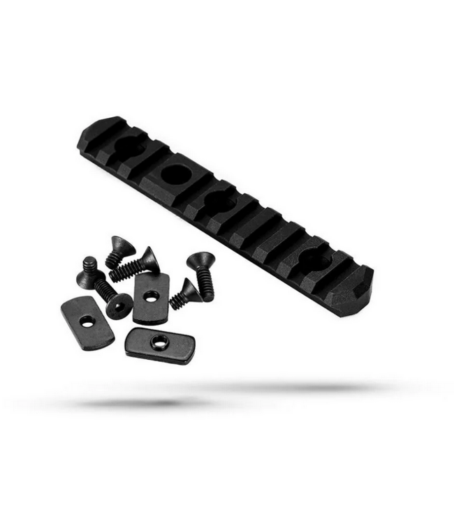 Rails-Picatinny Rail with QD Sling Cup-5"-Black