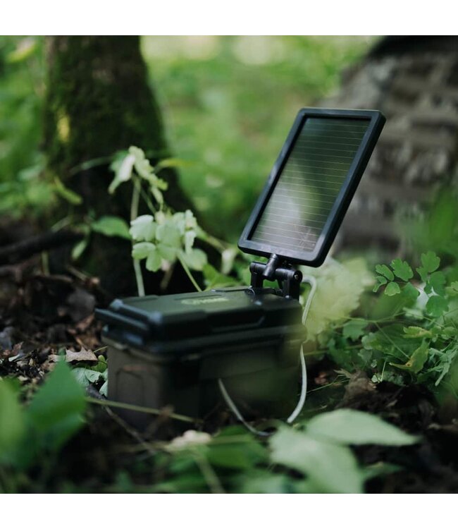 12V Battery Box with Solar Panel