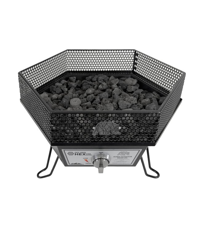 Off Grid Hex Fire Bowl  Collapsible w/Carry Bag
