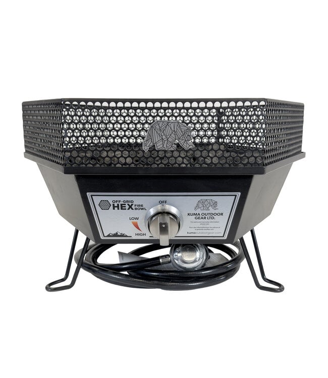 Off Grid Hex Fire Bowl  Collapsible w/Carry Bag