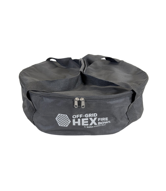 Off Grid Hex Fire Bowl  Collapsible w/Carry Bag