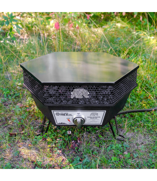 Off Grid Hex Fire Bowl  Collapsible w/Carry Bag