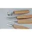 Beavercraft Set of 4 Knives in a Book Case