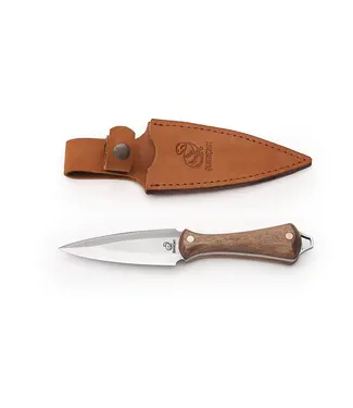 Beavercraft Neck Knife Dagger with Leather Sheath