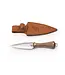 Beavercraft Neck Knife Dagger with Leather Sheath