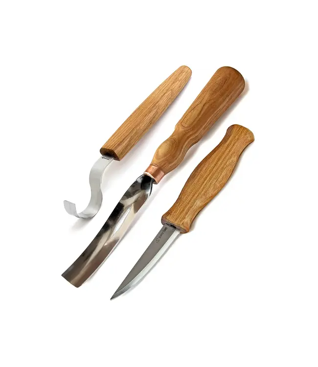 Beavercraft Spoon Carving Set with Gouge 3pc