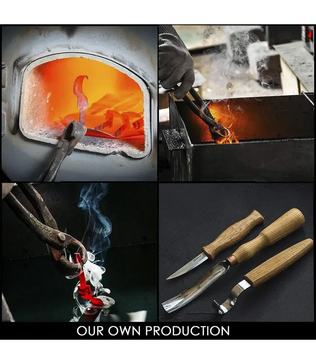 Beavercraft Spoon Carving Set with Gouge 3pc