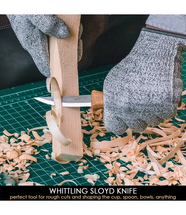 Beavercraft Spoon Carving Set with Gouge 3pc