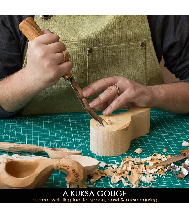 Beavercraft Spoon Carving Set with Gouge 3pc