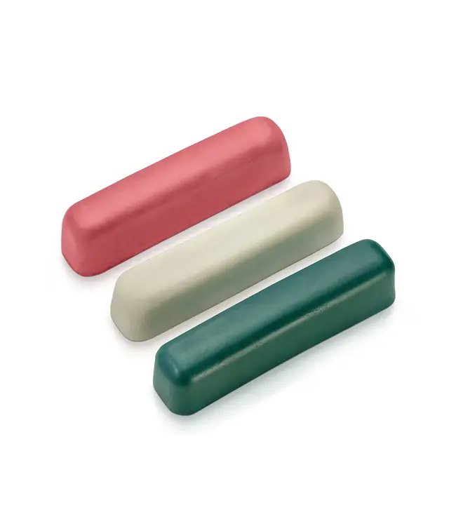 Beavercraft Set of 3 Polishing Compounds Red/White/Green