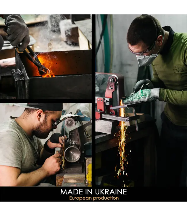 Beavercraft Dune Carbon Steel Bushcraft Knife Walnut w/Sheath