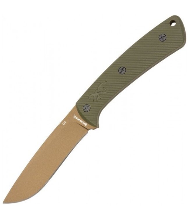 Browning Back Country Medium Fixed Blade 3.5in DP OD Green/Bronze