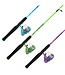 Zebco Splash  6' M 2pc Spin Combo Asst Colours SPL20602MLB