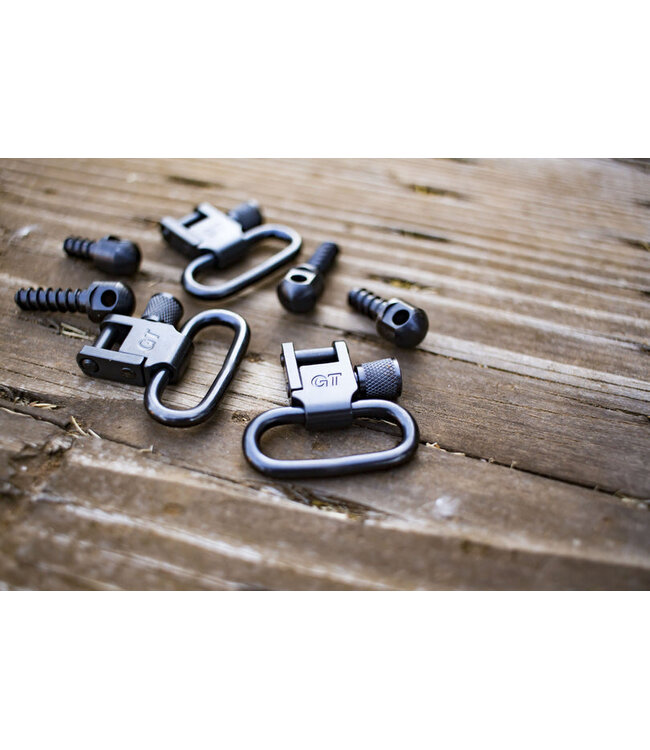 Grovtec GT QD Locking Swivels 1" Nickel