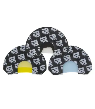 Riven Origin Series Diaphragm Elk Call Combo 3 pk Single Lady  Black Ice  Stratum