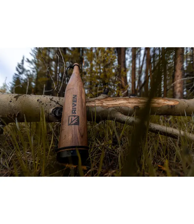 Riven Cambium Elk Bugle Tube Black Walnut