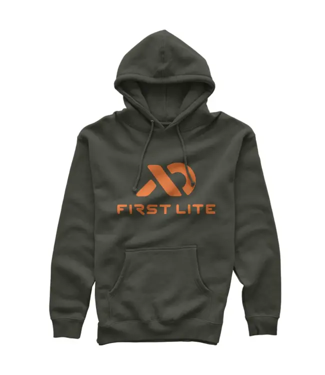 First Lite Stacked Logo Hoodie