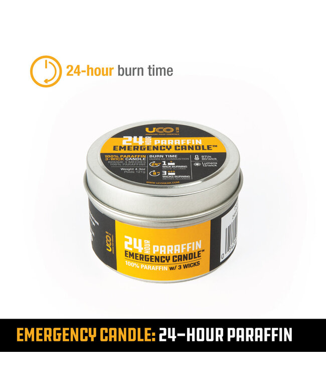 UCO 24-Hour Paraffin Emergency Candle