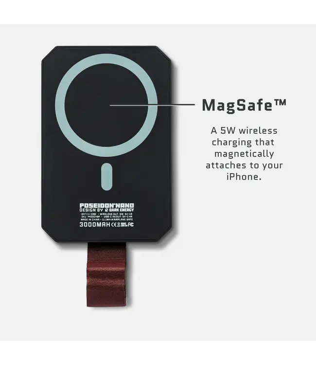 Dark Energy Poseidon Nano Wireless Charger  Black