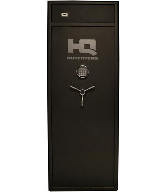 16 Gun Safe Electronic Keypad w/Top Compartment 59"x22"x22" Black