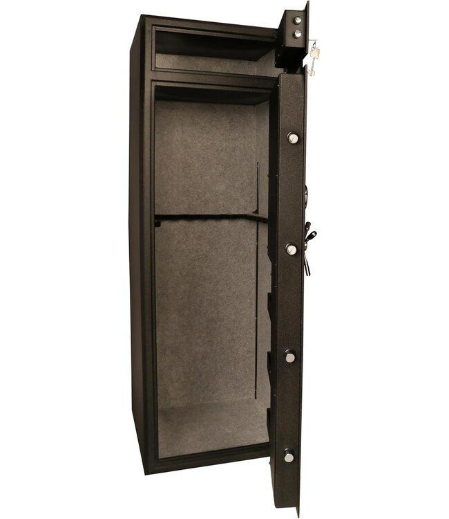 16 Gun Safe Electronic Keypad w/Top Compartment 59"x22"x22" Black