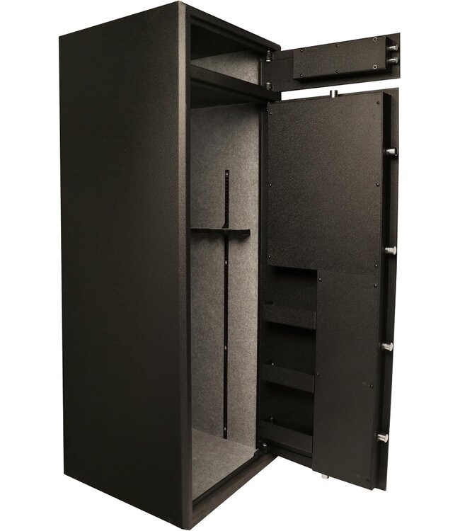 16 Gun Safe Electronic Keypad w/Top Compartment 59"x22"x22" Black