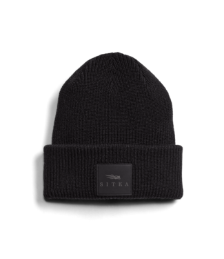 Sitka Sitka Double Cuff Acrylic Beanie Sitka Black