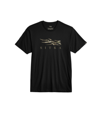 Sitka Icon Optifade Tee Black Subalpine Large