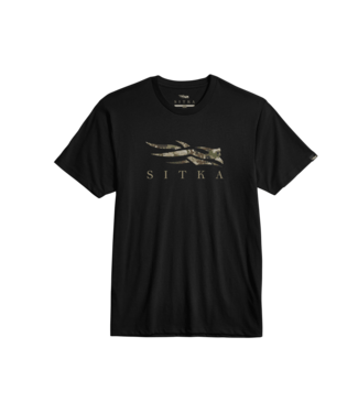 Sitka Sitka Icon Optifade Tee Black Subalpine Large