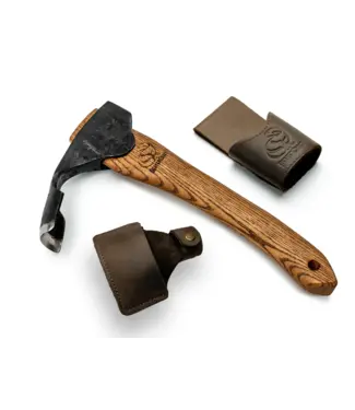 Beavercraft Compact Wood Carving Adze Ashwood Handle w/Sheath