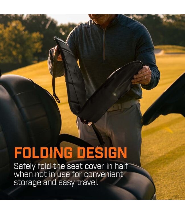 Rechargeable Heated Seat Cover Black