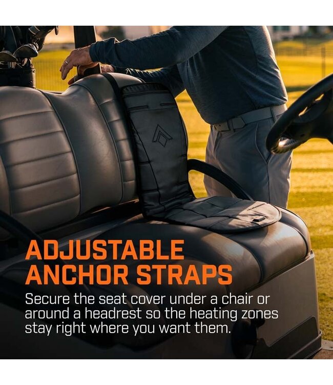 Rechargeable Heated Seat Cover Black