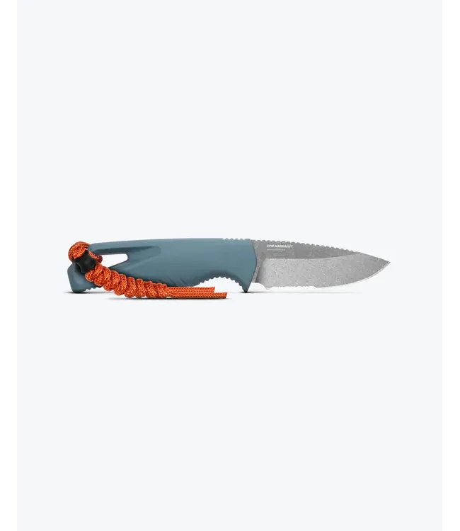 Benchmade Intersect Fixed Blade Drop Point Water Collection Serrated 2.68in Blue