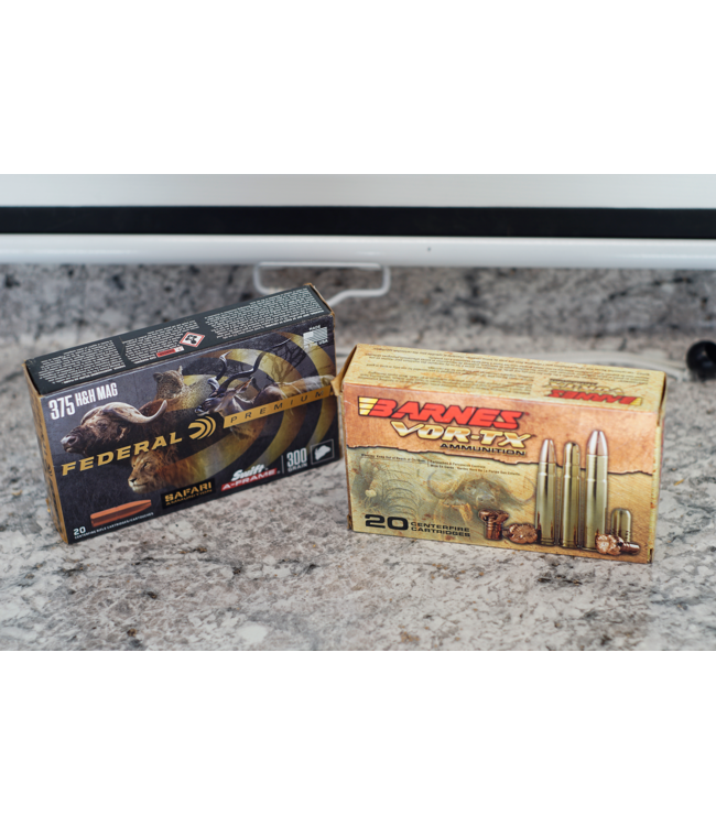 Winchester Model 70 375 H&H w/ Ammo C-5009 - 24in - 3rd - Bolt