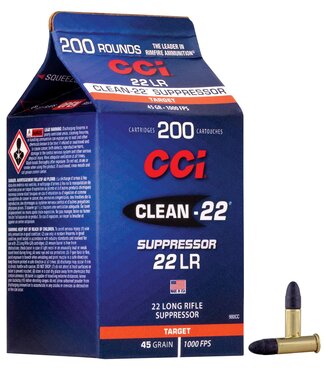 Ammo Clean-22  Suppressor 22LR 45gr 200rd