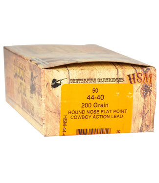 HSM Ammo 44-40 Win 200gr RNFP 50rd