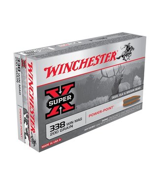 Winchester Ammo 338 Win Mag Super X 200gr Power Point