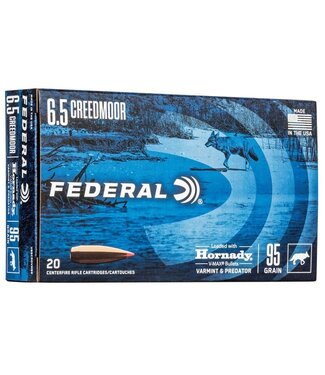 Ammo 6.5 Creedmoor 95gr Hornady V Max 20rd
