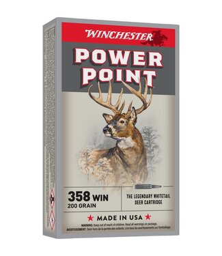 Winchester Super X Ammo 358 WIN 200gr Power Point 20rd