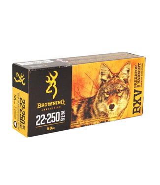 Browning CF Ammo 22-250 Rem 50gr BXV  PT